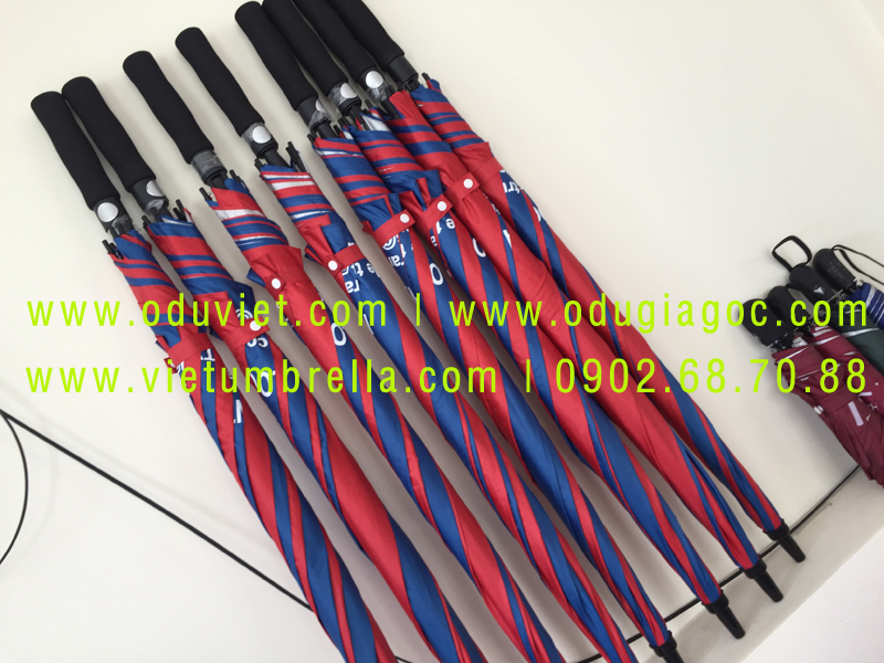 xưởng sản xuất ô dù cầm tay in logo quảng cáo